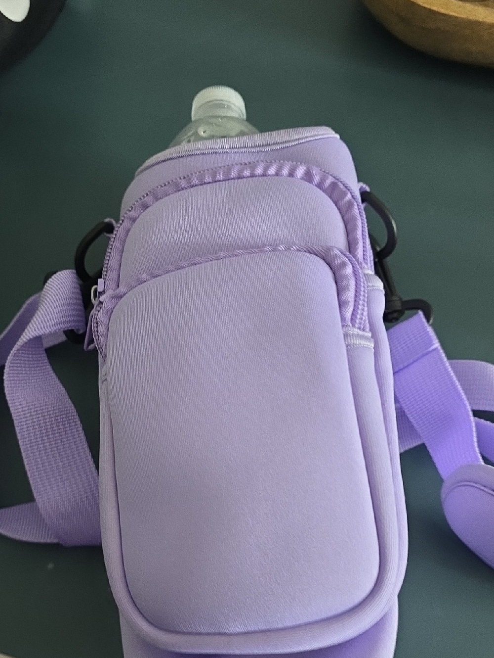 Lilac Crossbody Phone & Bottle Bag